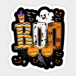 Halloween boo Sticker